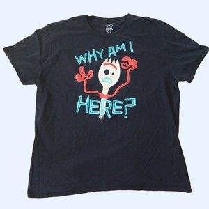 Disney Toy Story 4 Forky Why Am I Here? Tee 3X